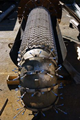 Hexagonal Mesh welded in place ready for refractory casting