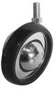 Metal Ball Castor with Polyurethane Tyre 100mm