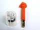 Convenient flat surfaces introduced to the seal prevents either component from rolling, resulting in it being easier to read the markings for logging, as well as lessening the chances the seal will get lost.