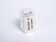 Logos and numbers are encapsulated in a polycarbonate plastic cover to prevent tampering with the printing.