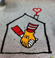Logo anti slip close-up