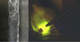 Vertical up Aluminium weld seam. Optimal short circuit characteristics in pulse Mig/Mag welding.