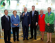 The Chinese Premier Wen Jiabao and German Federal Chancellor Angela Merkel with Dietmar Harting, Philip Harting, Margrit Harting and Maresa Harting-Hertz. 