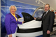 Margrit Harting with Dr. Ralf Niermann, chief executive of the Minden-Lübbecke district authority. 