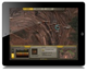 The operation control of an open pit mine is visualised in real time in a 3D and intuitive way, focusing on the major points of the mine.