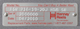 Information plate for 2 millionth hose reel