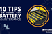 Top 10 tips for forklift battery maintenance